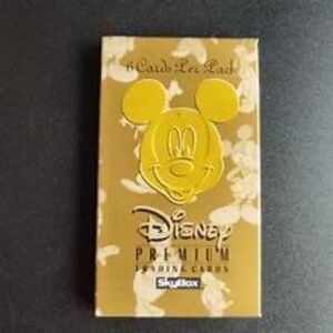 Disney-1995 Gold Premium Trading Cards by SKYBOX-New unopened/sealed set of 11/6